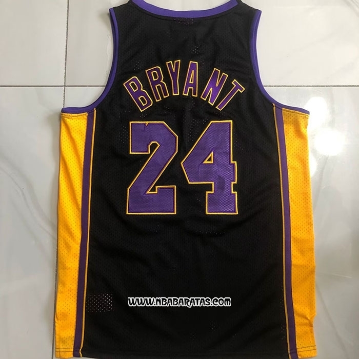 Camiseta Los Angeles Lakers Kobe Bryant #24 Mitchell & Ness 2009-10 Negro